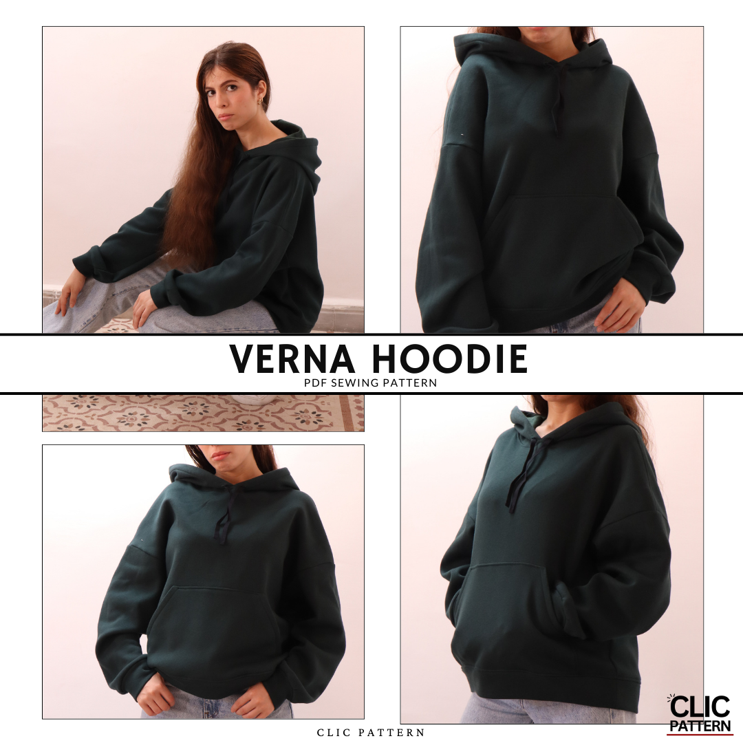 VERNA HOODIE-Digital PDF Sewing Pattern