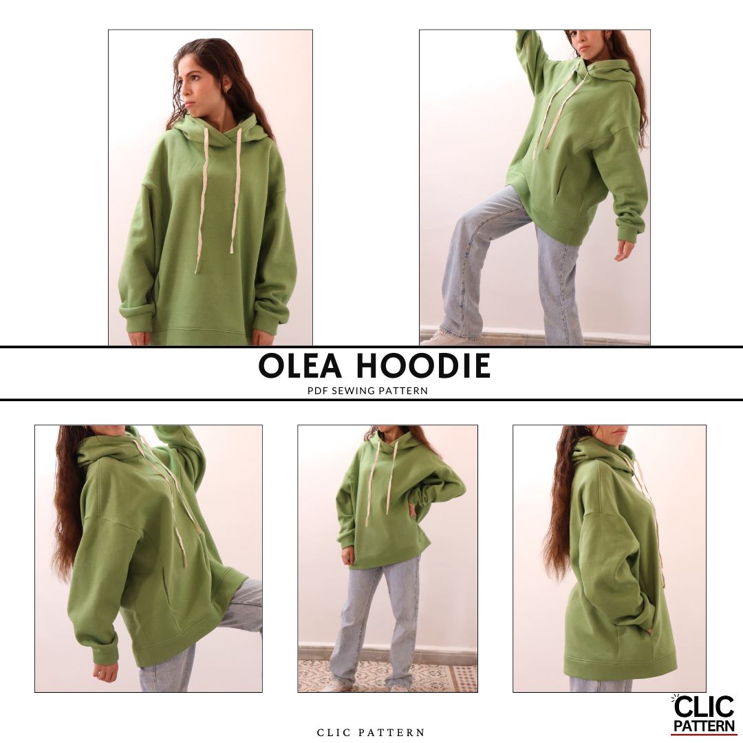 OLEA HOODIE-Digital PDF Sewing Pattern