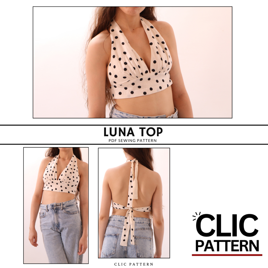 LUNA TOP-Digital PDF Sewing Pattern