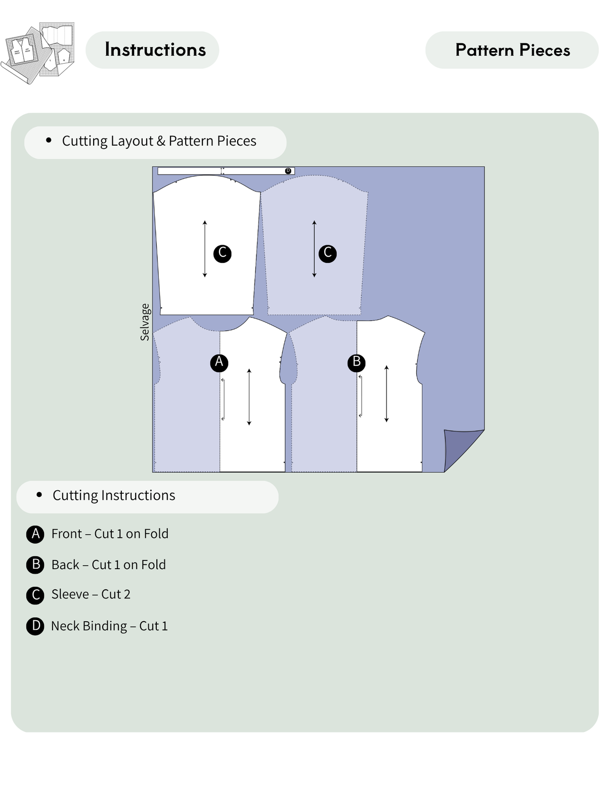 Moana Top -Digital PDF Sewing Pattern