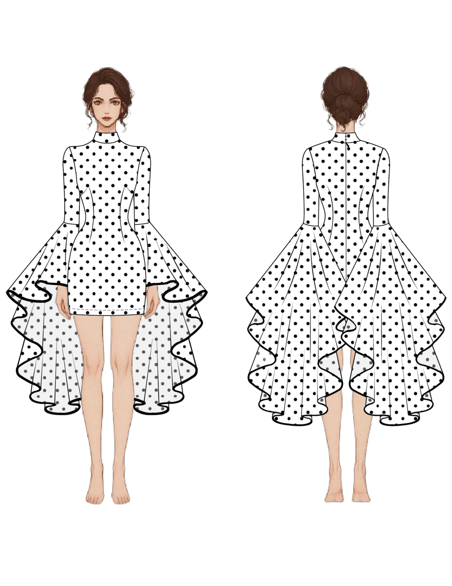 Mona Flow Dress -Digital PDF Sewing Pattern